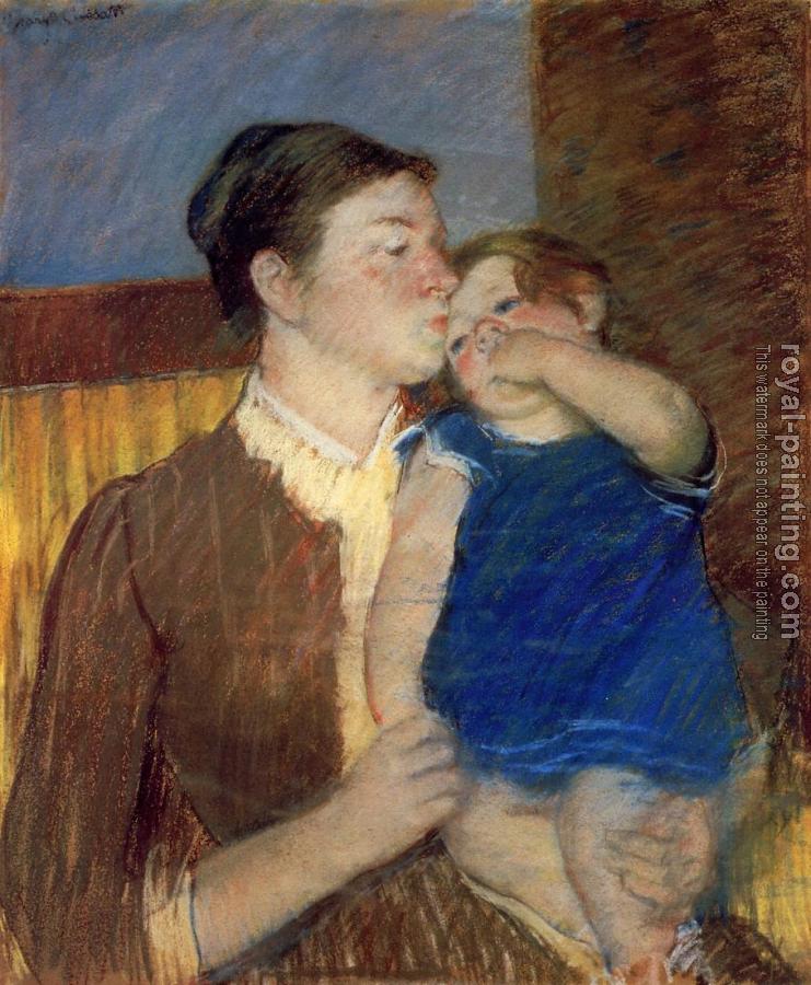 Mary Cassatt : Mother's Goodnight Kiss